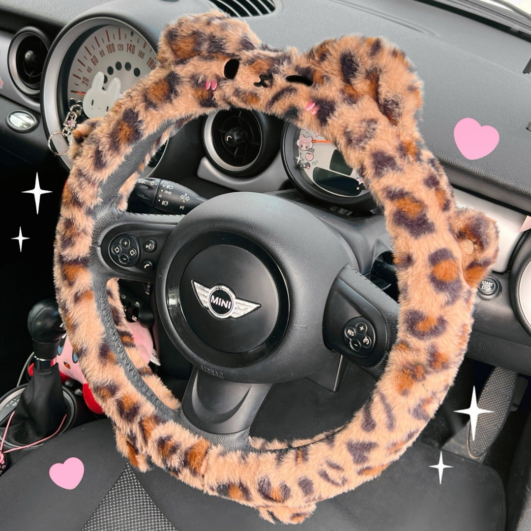 Leopard Steering Wheel Cover