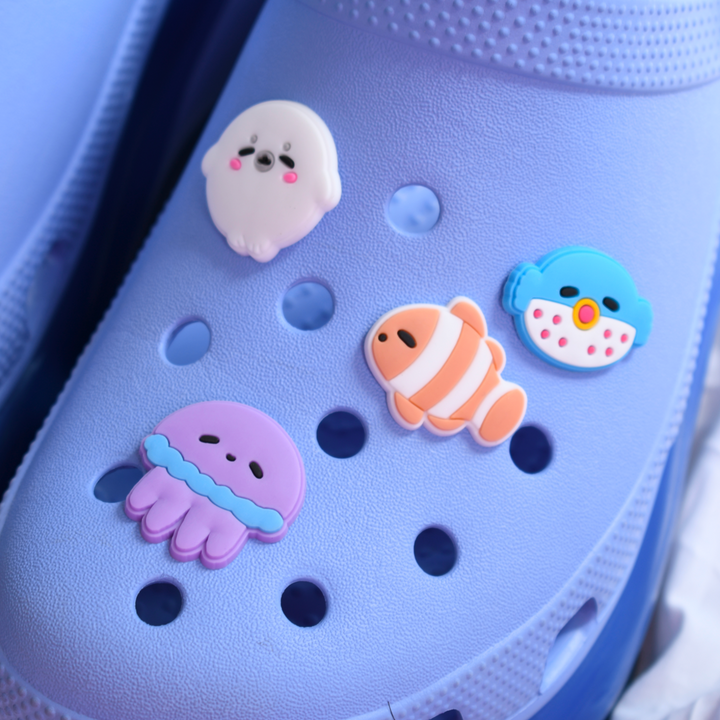 SEA CREATURES SHOE CHARMS