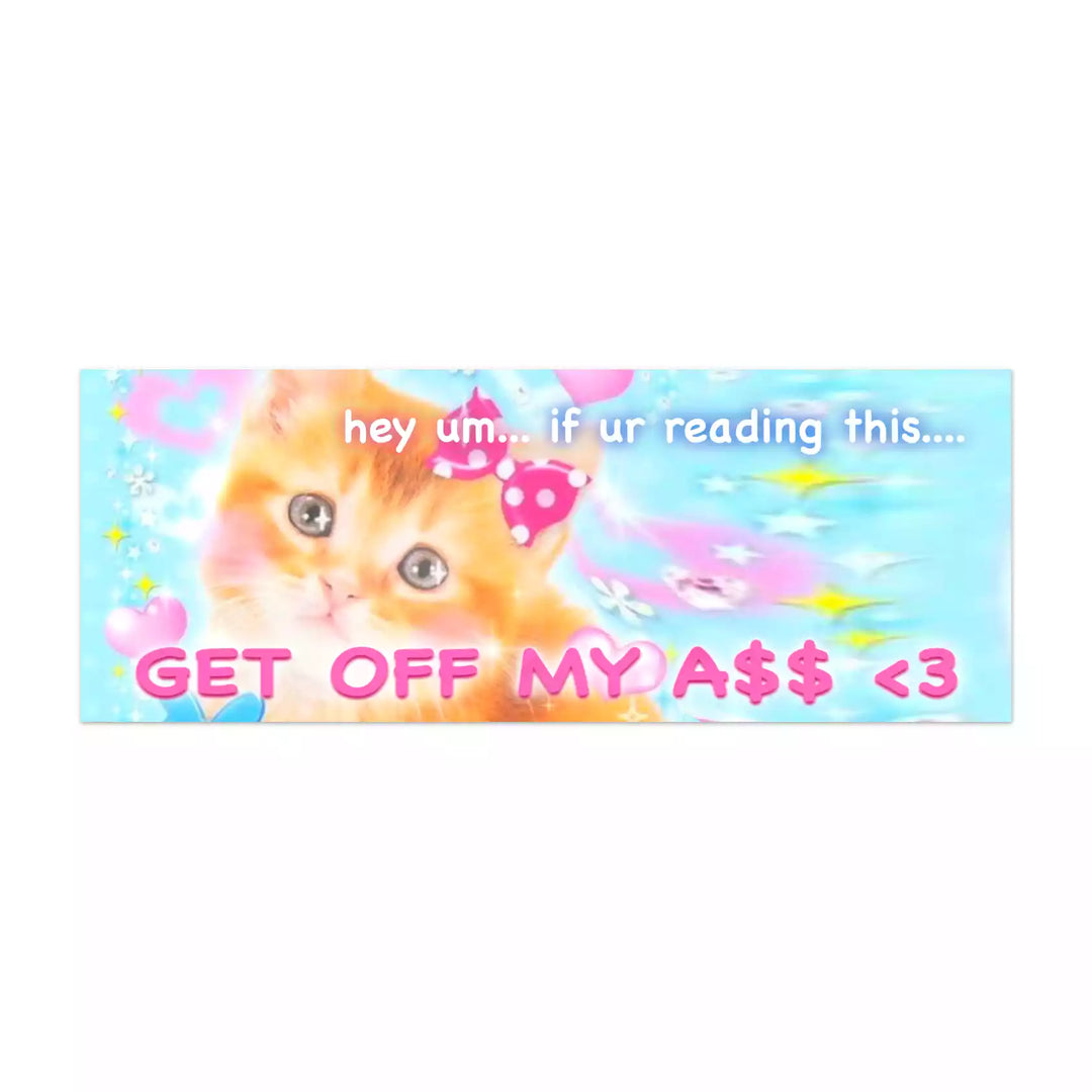 GIVE ME SPACE SLAP STICKER
