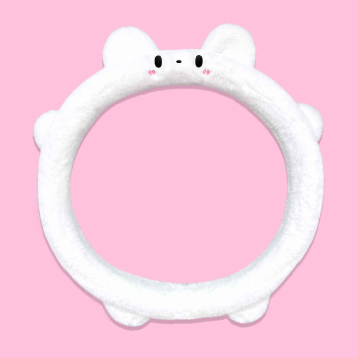 Mochi Bunny Plush Steering Wheel Cover
