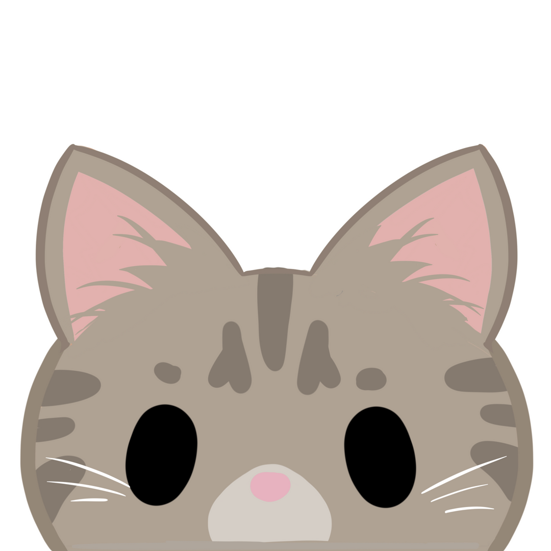 TABBY KITTY PEEKER