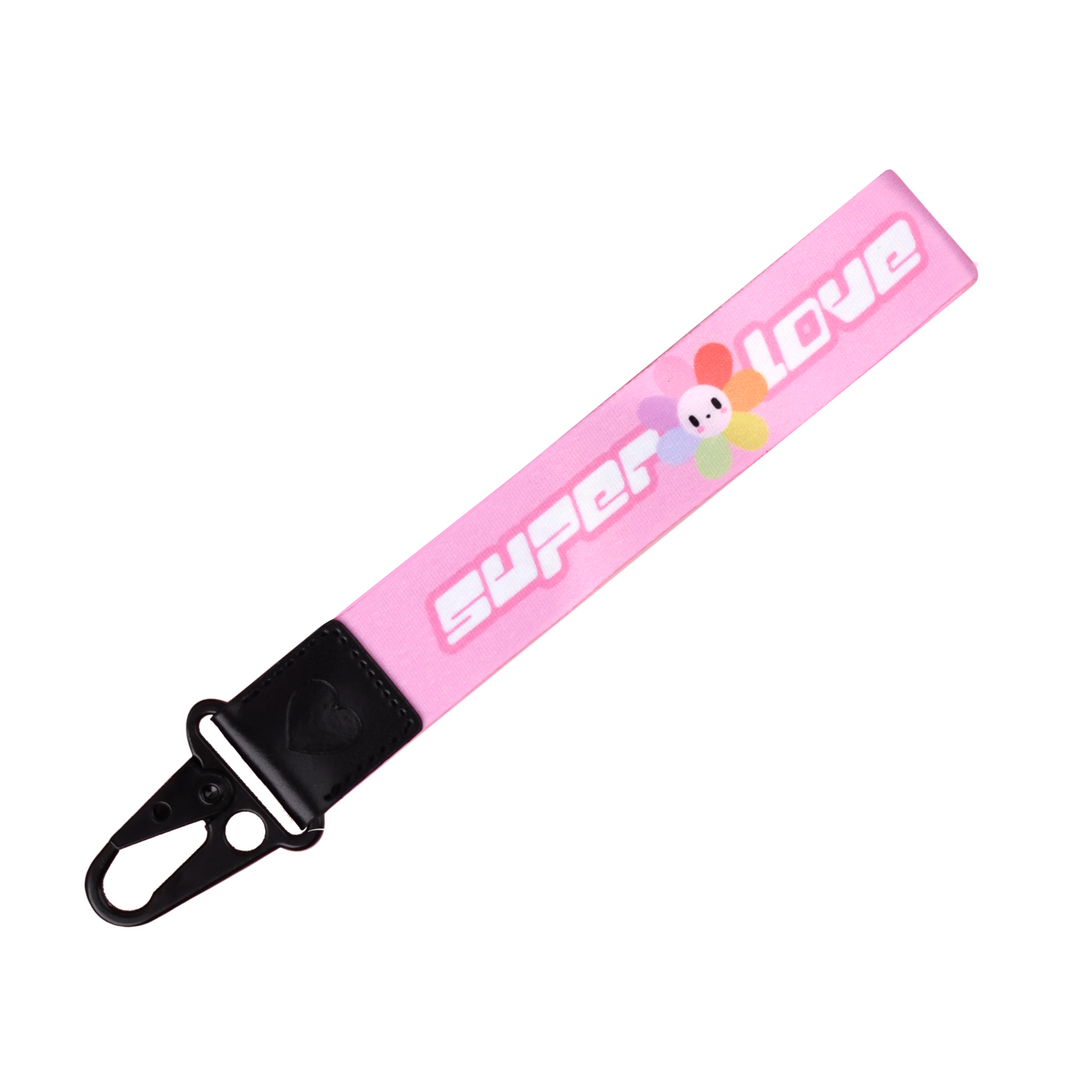 RAINBOW FLOWER WRIST STRAP