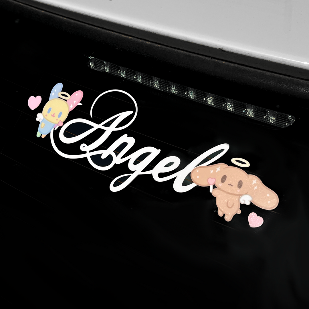 ANGEL' vinyl banner