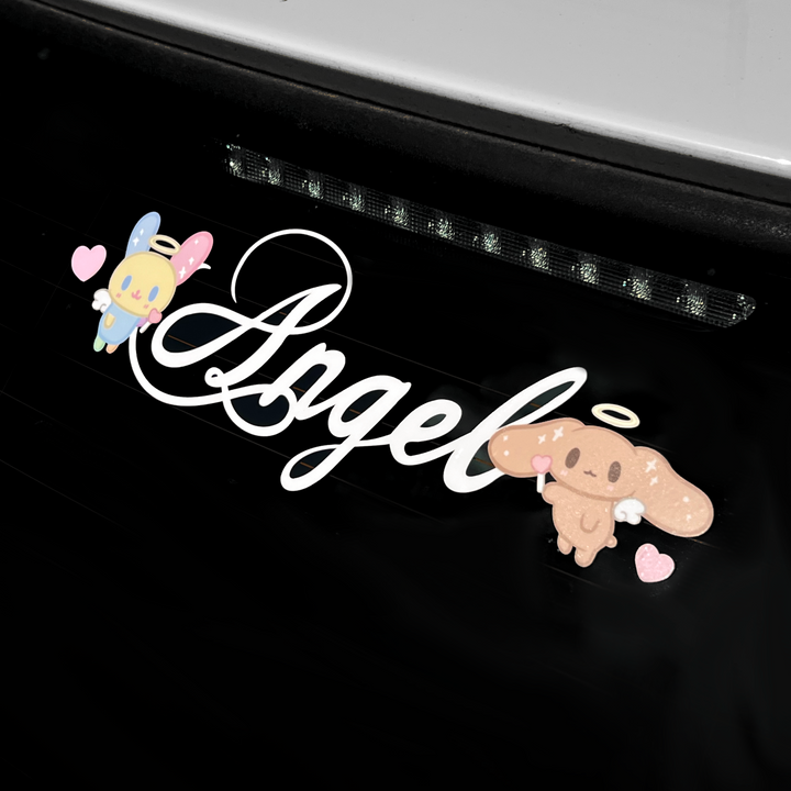 ANGEL' vinyl banner