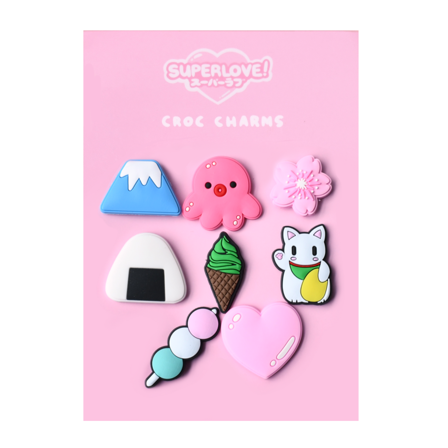 HANAMI SHOE CHARMS – SUPERLOVE