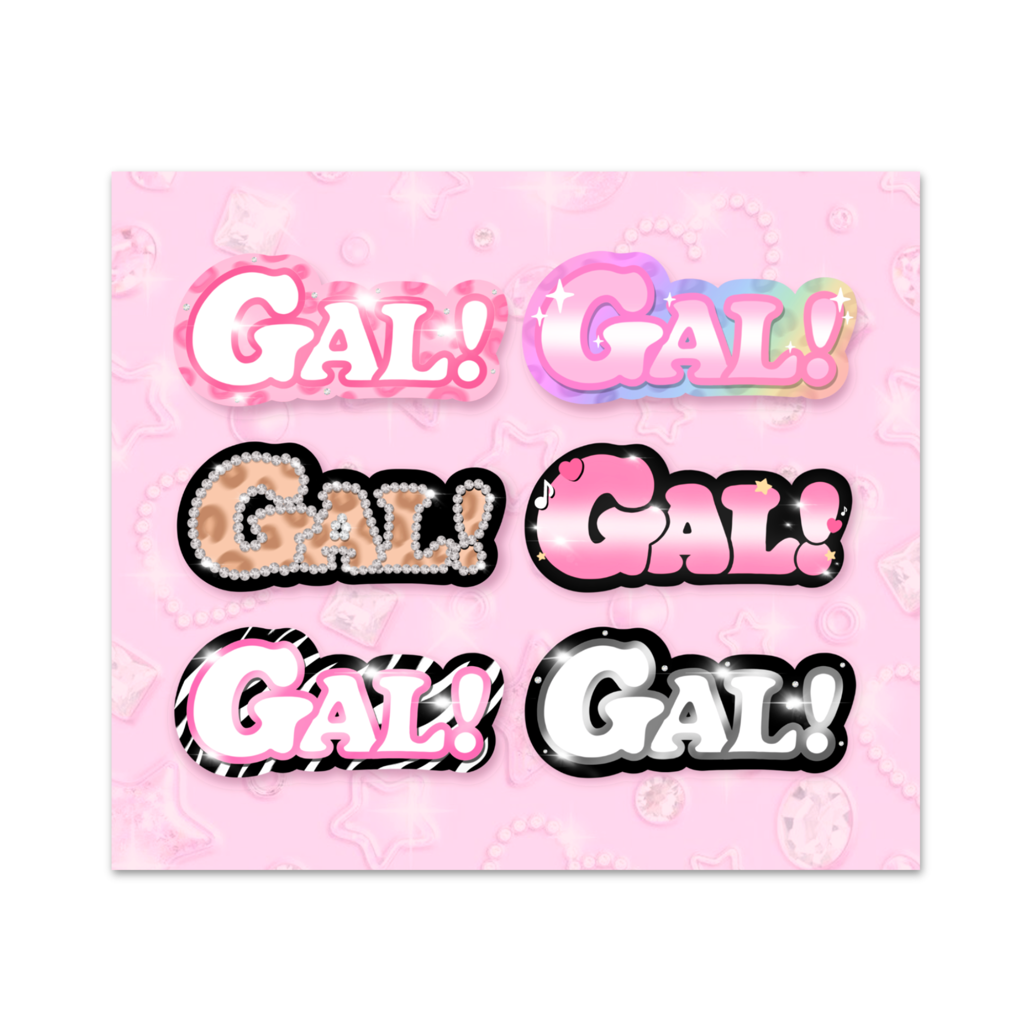 GAL DECAL STICKER SET – SUPERLOVE
