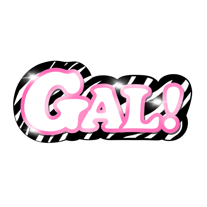 GAL DECAL STICKER SET
