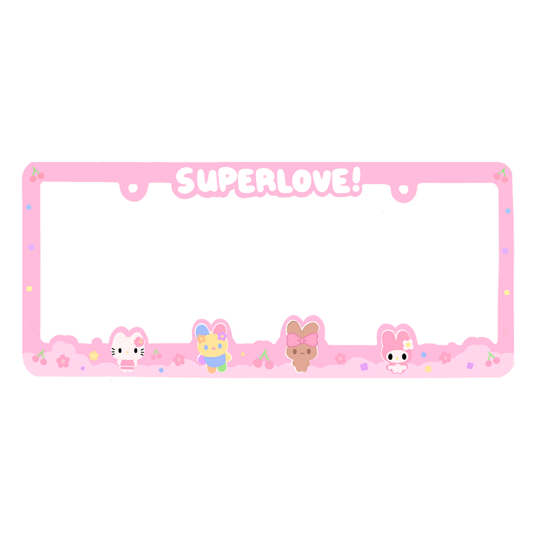 PASTEL CUTIES PLATE FRAME