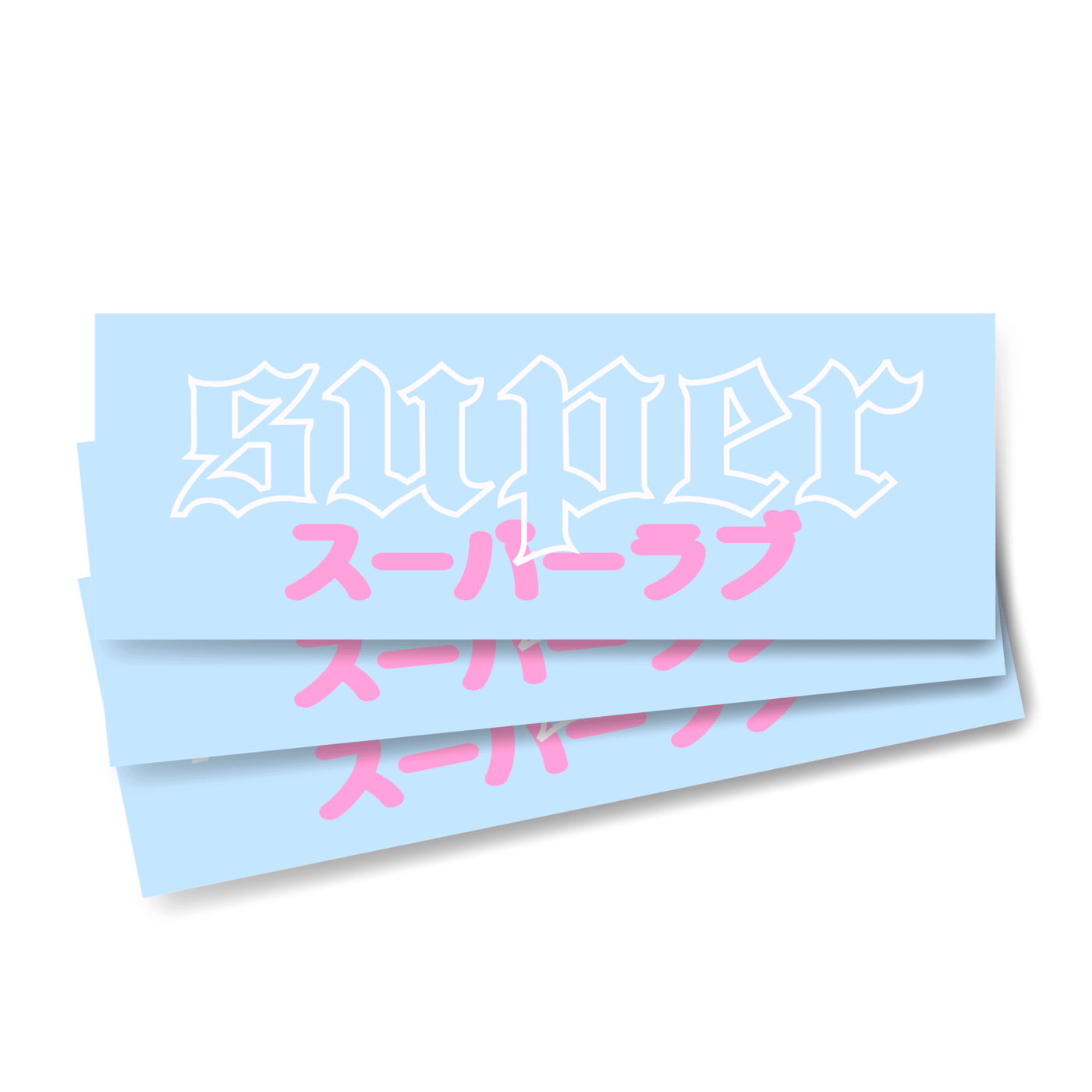 HEAVY SUPER LOGO' DIE-CUT