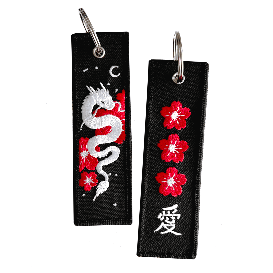 WHITE DRAGON JET TAG