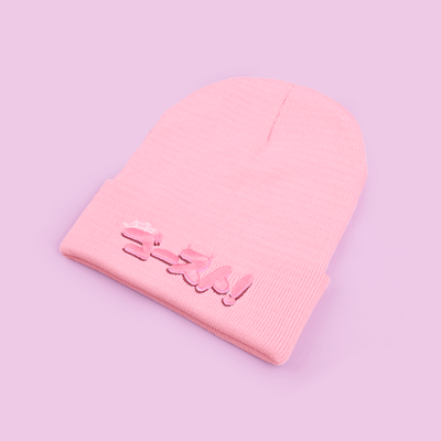 GHOST' BEANIE - PINK