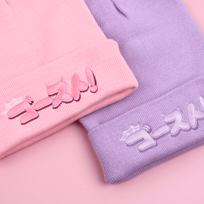GHOST' BEANIE - PINK