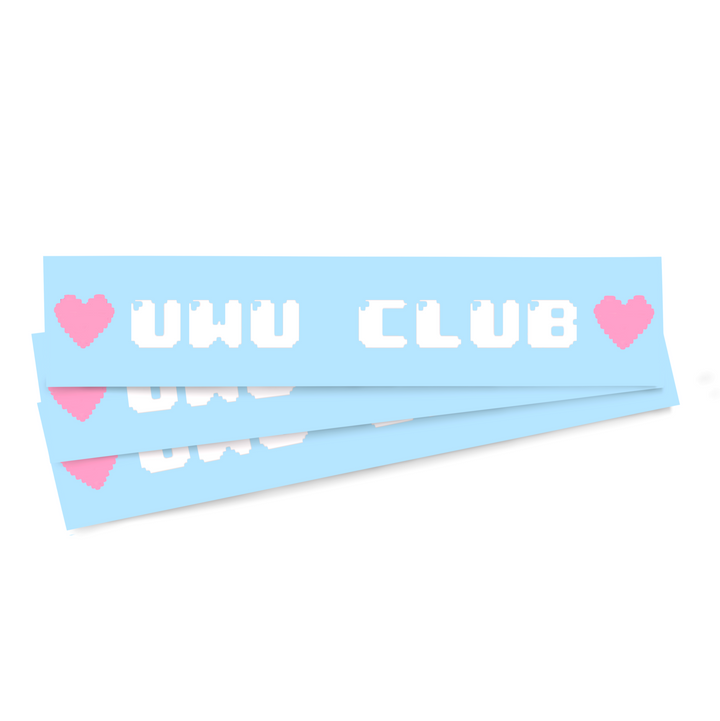 UWU CLUB DIE-CUT