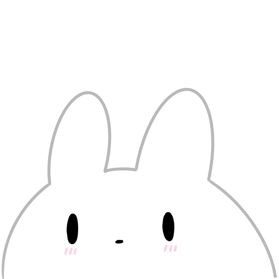 MOCHI BUNNY PLATE FRAME